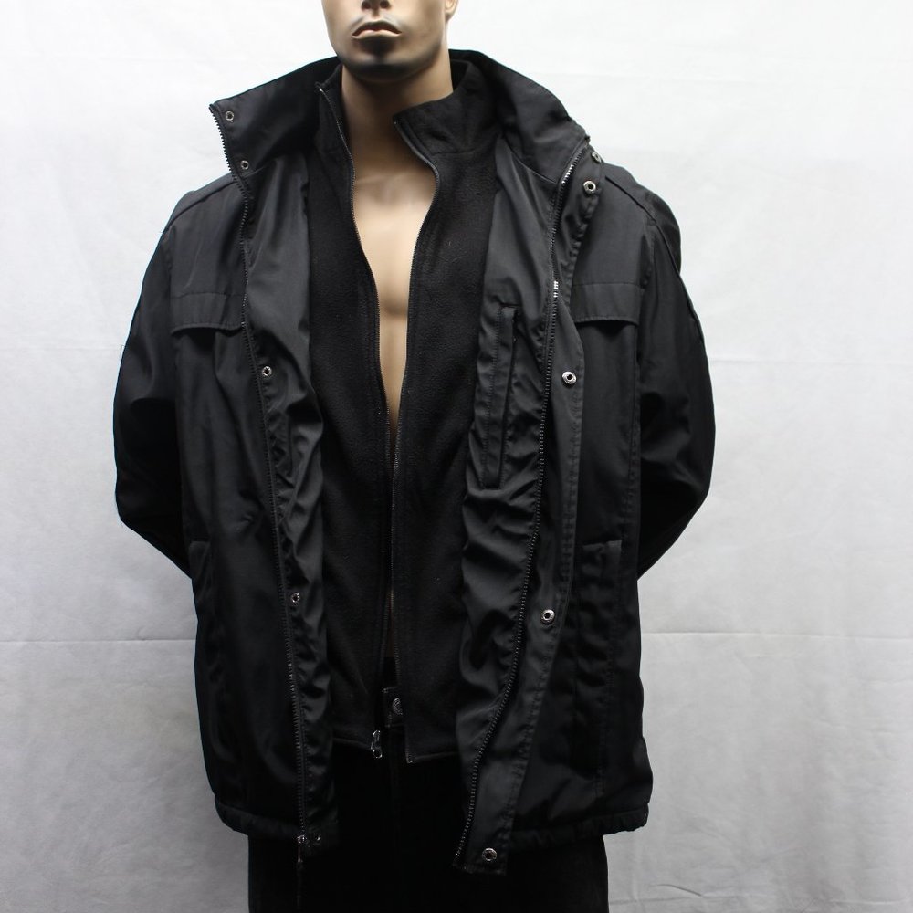 St John's Bay Men's Black Performance Jacket